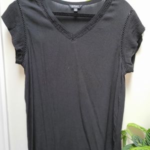 Crepe Top in Black